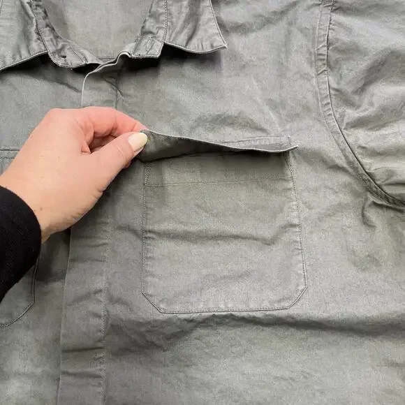 3sixteen Garage Shirt Moss Green Heavy Poplin Button Down Shirt Mens XL